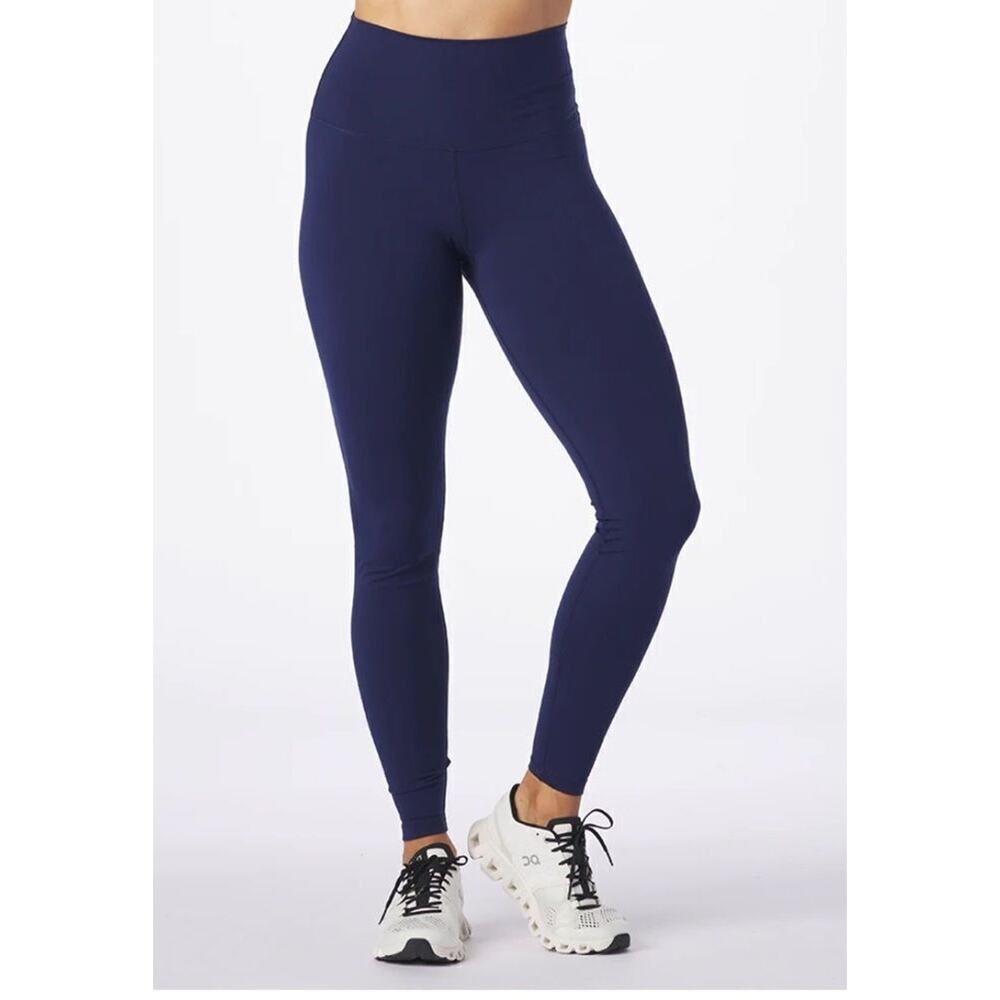 Glyder High Waist Pure Leggings Indigo Blue Size XL Activewear